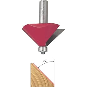 Freud 40-118 45-Degree Chamfer Router Bit with 1/2-Inch Shank