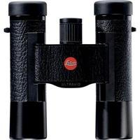 Leica 10x25 BCL Ultravid, Compact Water Proof Roof Prism Binocular with 5.2 Degree Angle of View, Black Leather, with Brown Leather Case. On Sale