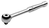 SK 3886 3/8-Inch Drive 7-3/4-Inch Full Polish Fine Tooth Palm Control Ratchet