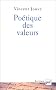 Po�tique des valeurs