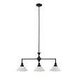 Royce Lighting RP21869ORB Essex Three-Light Billiard Pendant Oil Rubbed Bronze with Opal Etched Globes