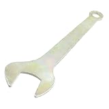 uxcell　エンドスパナ　レンチ　シングル　オープン　ゴールドトーン　長さ145mm