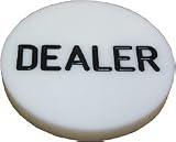 Acrylic Dealer Button for Texas Hold'em Poker