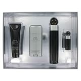 360 Black Gift Set 4 Pieces ( 3.4 oz. EDT. Spray + Mini Spray + 6.7 After Shave Balm + 2.75 Deo / Stick ) For Men - B000IF1S94