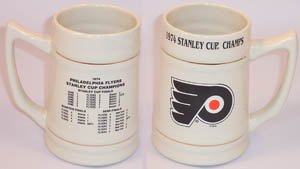 Buy PHILADELPHIA FLYERS NHL Hockey 1974 Stanley Cup Champions BEER STEIN New Gift by Hunter