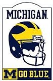 NCAA Nostalgic Metal Sign - University of Michigan