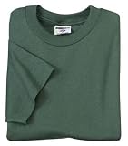 JERZEES - 50/50 Cotton/Poly T-Shirt Forest Green -M