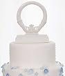 Traditional Celtic Claddaugh Irish Wedding Cake Topper