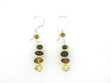 Sterling Silver Multi Amber Earrings