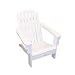 Folding Adirondack Chair - White