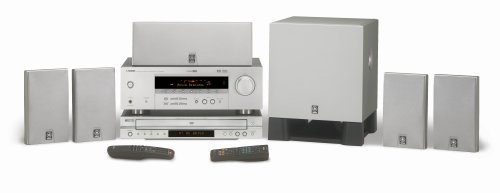 Electronics: Yamaha YHT 570SL 5.1 Channel DVD Home Theater System, Silver