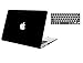 MOSISO Compatible with MacBook Air 13 inch Case Old Version 2010-2017 Release (Models: A1466 & A1369), Plastic Hard Shell Case & Keyboard Cover Skin, Black