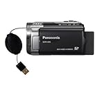 Retractable USB Cable for the Panasonic SDR-H85 Video Camera with Power Hot ....