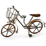 Mini Bicycle, Antiqued Fairy Garden Rustic Accessories Bike Village Pieces Decoration