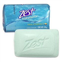 Amazon.com : Zest Aqua Green Vitamin E Bar Soap 180 Grs : Bath Soaps ...