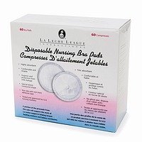 La Leche League Disposable Nursing Bra Pads 60 ea