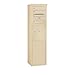 Salsbury Industries 3910S-03SFP 3 MB1 Doors, 1 PL5, Private Access Free Standing Horizontal 4C Mailbox Sandstone