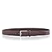 Men's Leather Dress Belt Classic Business Strap with Gift Box