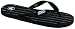 DVS Peso Prints Sandal - Black Pinstripe