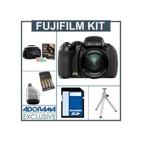 Fujifilm FinePix HS10 Digital Camera Kit. - with 8GB SD Memory Card, Table Top Tripod, 4... by 