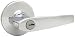 Kwikset 405DL 26D CP Security Delta Entry Lever, Satin Chrome