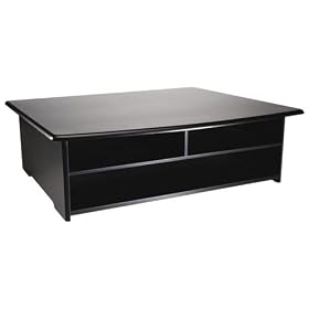 Rolodex 82431 Wood Tones Printer Stand, 21W X 18D, Black