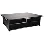 Rolodex 82431 Wood Tones Printer Stand, 21W X 18D, Black