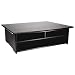 Rolodex 82431 Wood Tones Printer Stand, 21w X 18d, Black