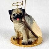 Pug, Brown Tiny Ones Dog Angels (2 in)
