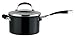 Circulon Elite Hard Anodised Saucepan with Helper Handle, 20cm, 3.8 Litre