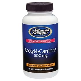 Vitamin Shoppe - Acetyl-L-Carnitine, 500 mg, 120 capsules