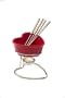 Chantal Heart Semi-Gloss Fun Fondue Set, Red