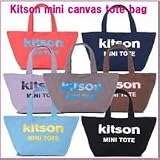kitson Mini Canvas Tote bag　 キットソンミニキャンバストートバッグ★  ブラック