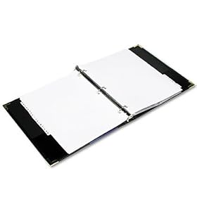 Business Card Binder with A-Z Tabs Holds 200 2 1/4 x 4 Cards, Black