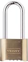 Master Lock 175DLH 2-Inch Set-Your-Own Solid Brass Padlock with 2-1/4-Inch Shackle