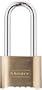Master Lock 175DLH Set-Your-Own Solid Brass Padlock with 2-1/4-Inch Shackle, 2-Inch