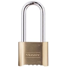 Master Lock 175DLH 2-Inch Set-Your-Own Solid Brass Padlock with 2-1/4-Inch Shackle