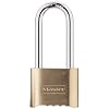 Master Lock 175DLH Set-Your-Own Solid Brass Padlock with 2-1/4-Inch Shackle, 2-Inch