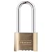 Master Lock 175DLH 2-Inch Set-Your-Own Solid Brass Padlock with 2-1/4-Inch Shackle