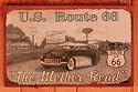 Route 66 Mother Rd Plaque Sign