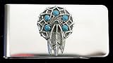 Sculpted Pewter Moneyclip - Dream Catcher - Sculpted Pewter Money Clip/Card Holder