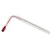 H-B Instrument 6/1095 Durac Angled Total Immersion Thermometer, with Organic Fill and White Back Glass, 25 to 95°C, 80mm Length, 1°C Accuracy