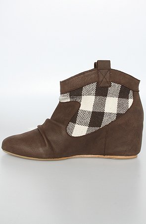 80%20 The Melody Ankle Hidden Wedge Bootie in Chocolate,Shoes for Women from 80%20