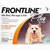 Frontline Plus Dogs 11-22 lbs 3pk