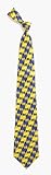 Michigan Wolverines Pattern 1 All Silk Adult Tie From Eagle Wings
