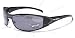 elegante X-LOOP ® Sonnenbrille XL 23 NEU - Matrix Reloaded - schwarz / schwarz