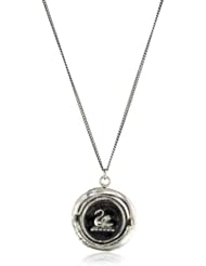 Pyrrha "talisman" Sterling Silver Swan Pendant Necklace
