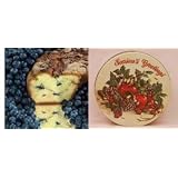 New England Blueberry 10" Coffee Cake Seasons Greetings Gift Tin by 