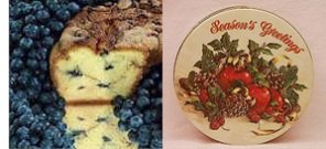 New England Blueberry 10 Coffee Cake (Season's Greetings Gift Tin) by Coffee Cake