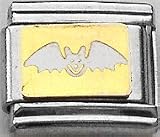 Clearly Charming Bat Animal Theme Birds Italian Charm Link Bracelet
